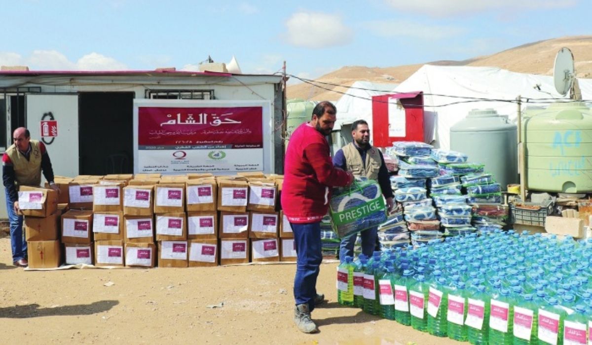 QC provides Syrian IDPs with urgent winter assistance.